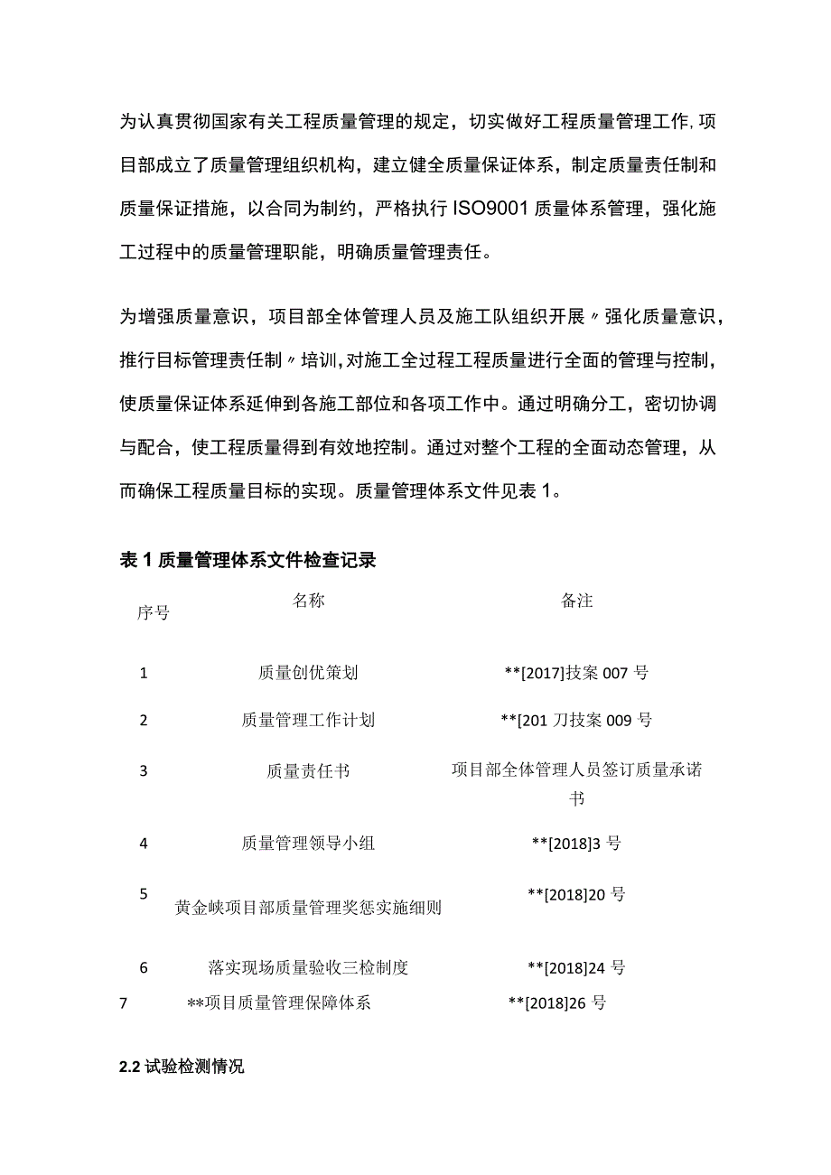 质量管理自查自纠工作报告[全].docx_第2页