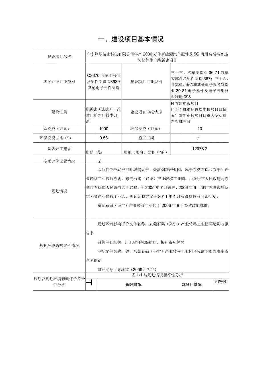 新能源汽车配件及5G商用高端精密热沉部件生产线新建项目环境影响报告.docx_第2页