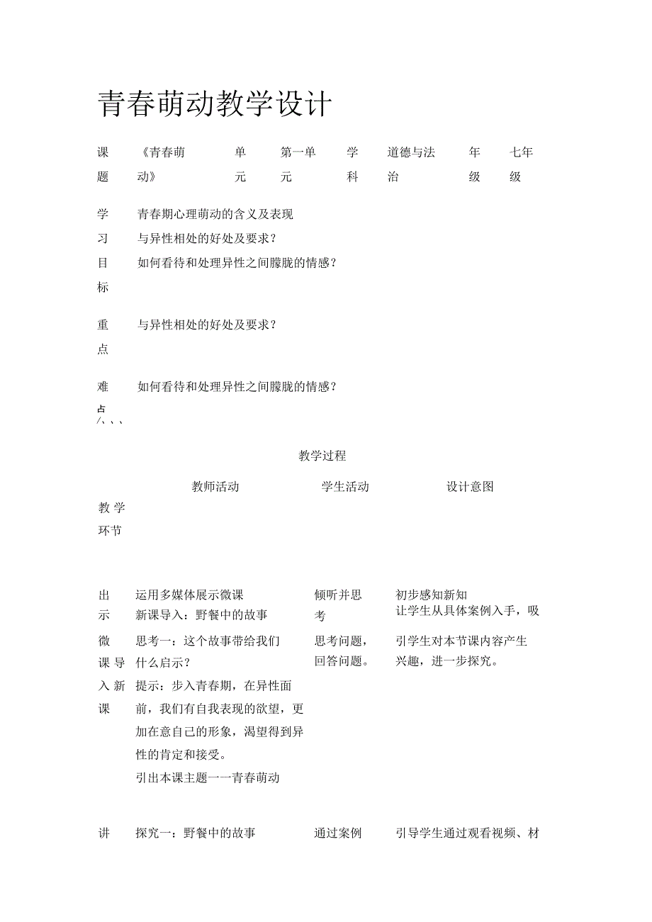 青春萌动教学设计.docx_第1页