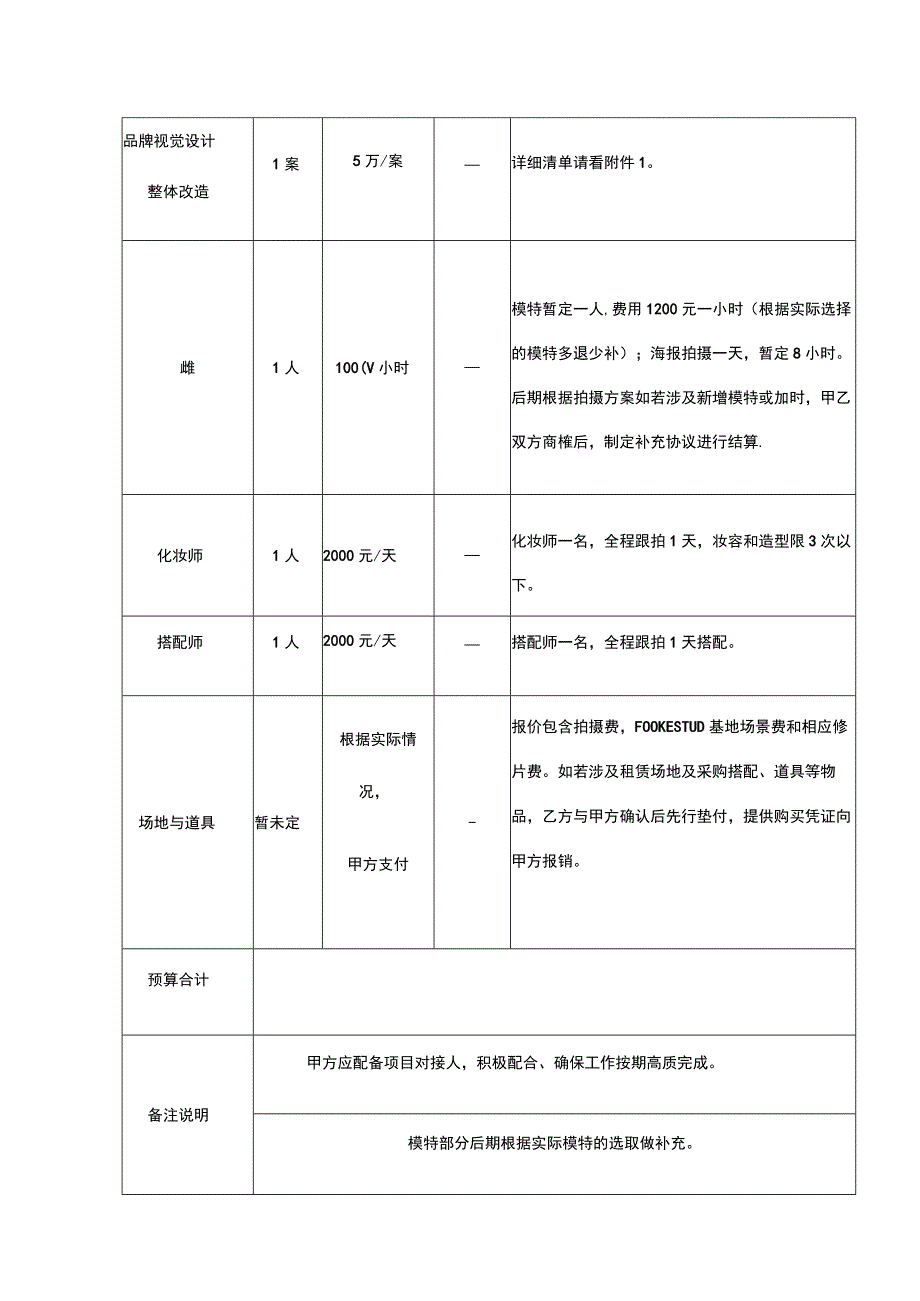 摄影报价单 .docx_第2页