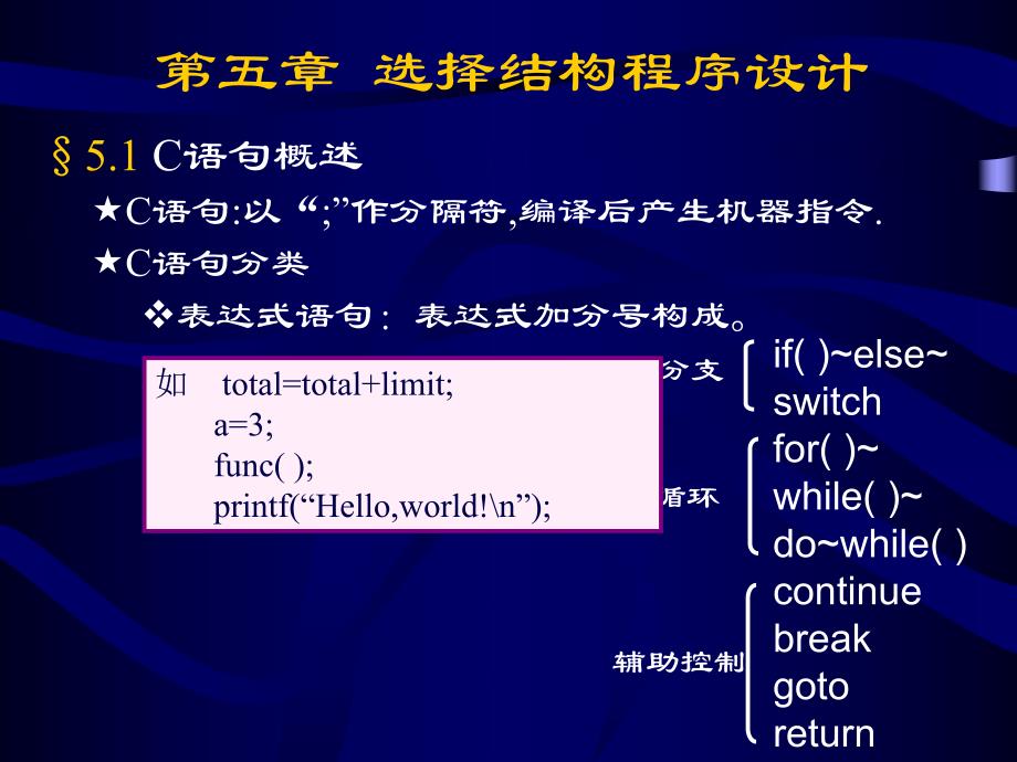 选择结构及循环控制程序设计.ppt_第1页