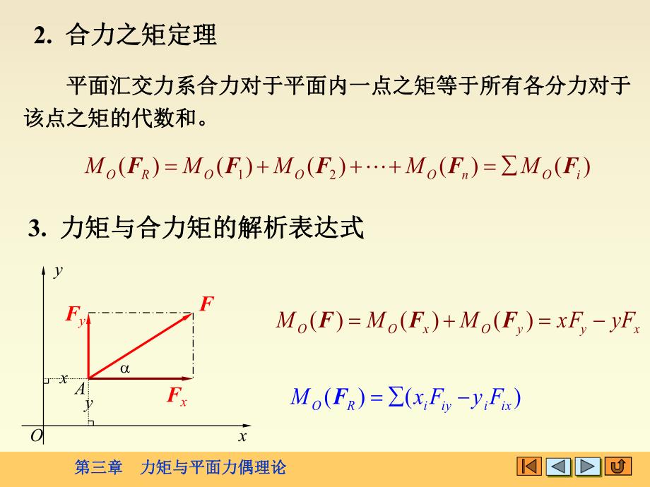 理论力学精品课程第三章力矩与平面力偶理论.ppt_第3页