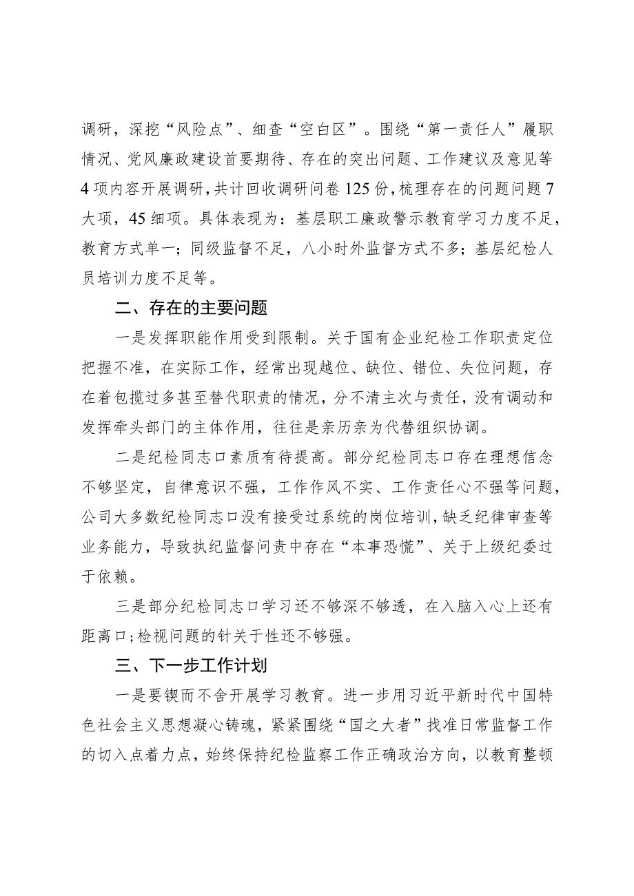 纪检监察干部教育整顿开展情况总结报告.docx_第3页