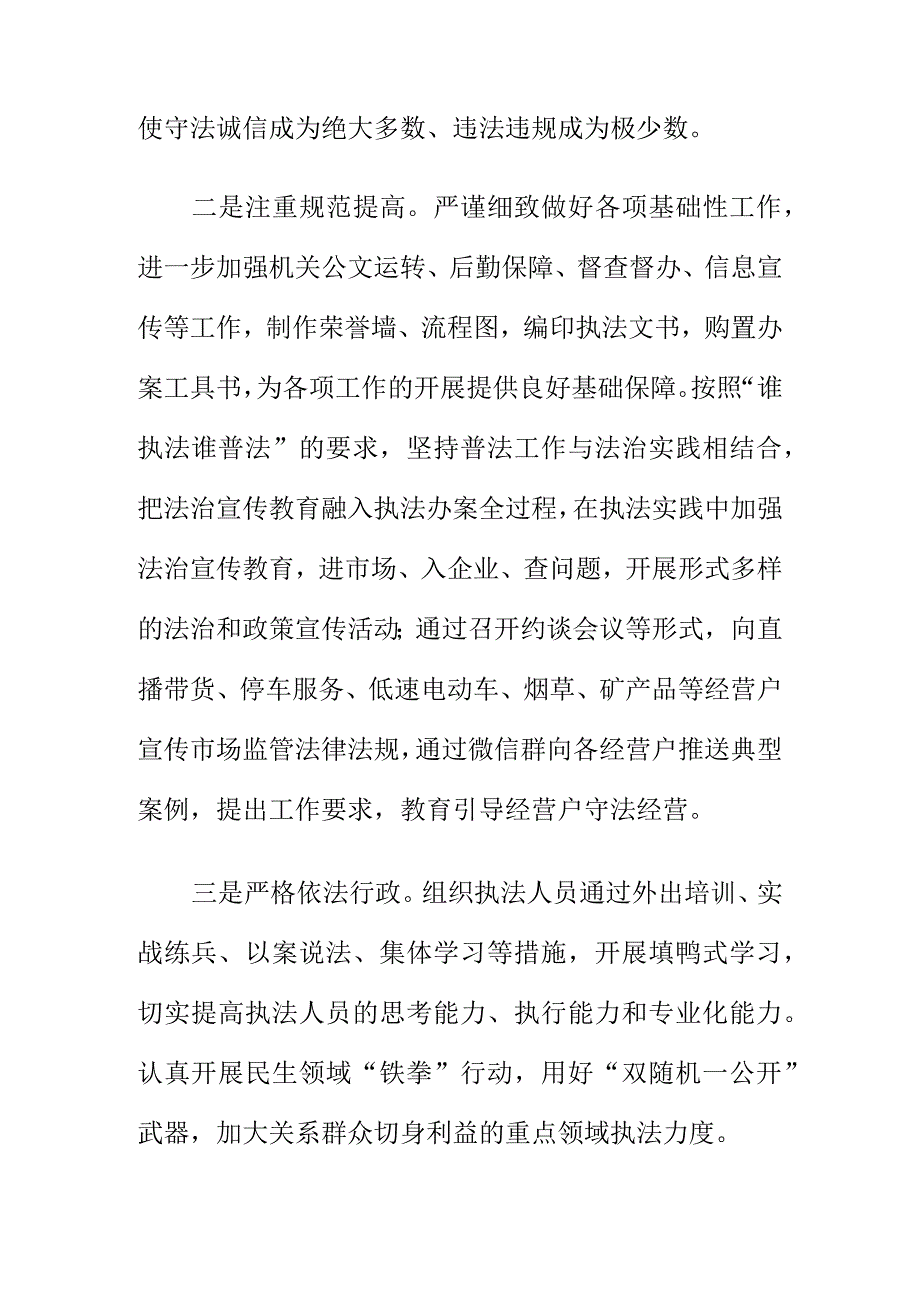 X市场监管综合行政执法工作新亮点总结.docx_第2页