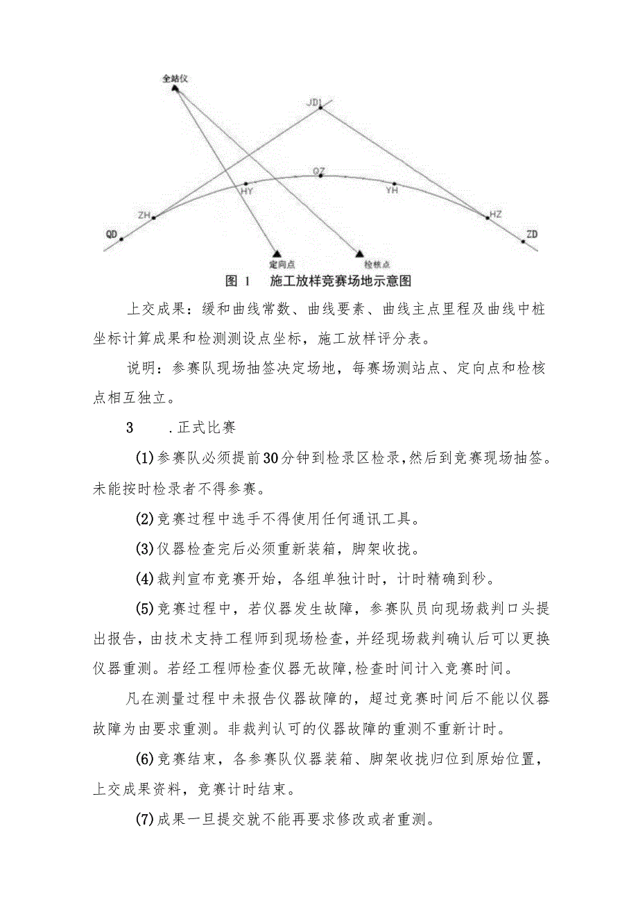 2023年山东省交通运输行业桥隧工（学生组）职业技能竞赛施工放样竞赛项目实施细则.docx_第2页