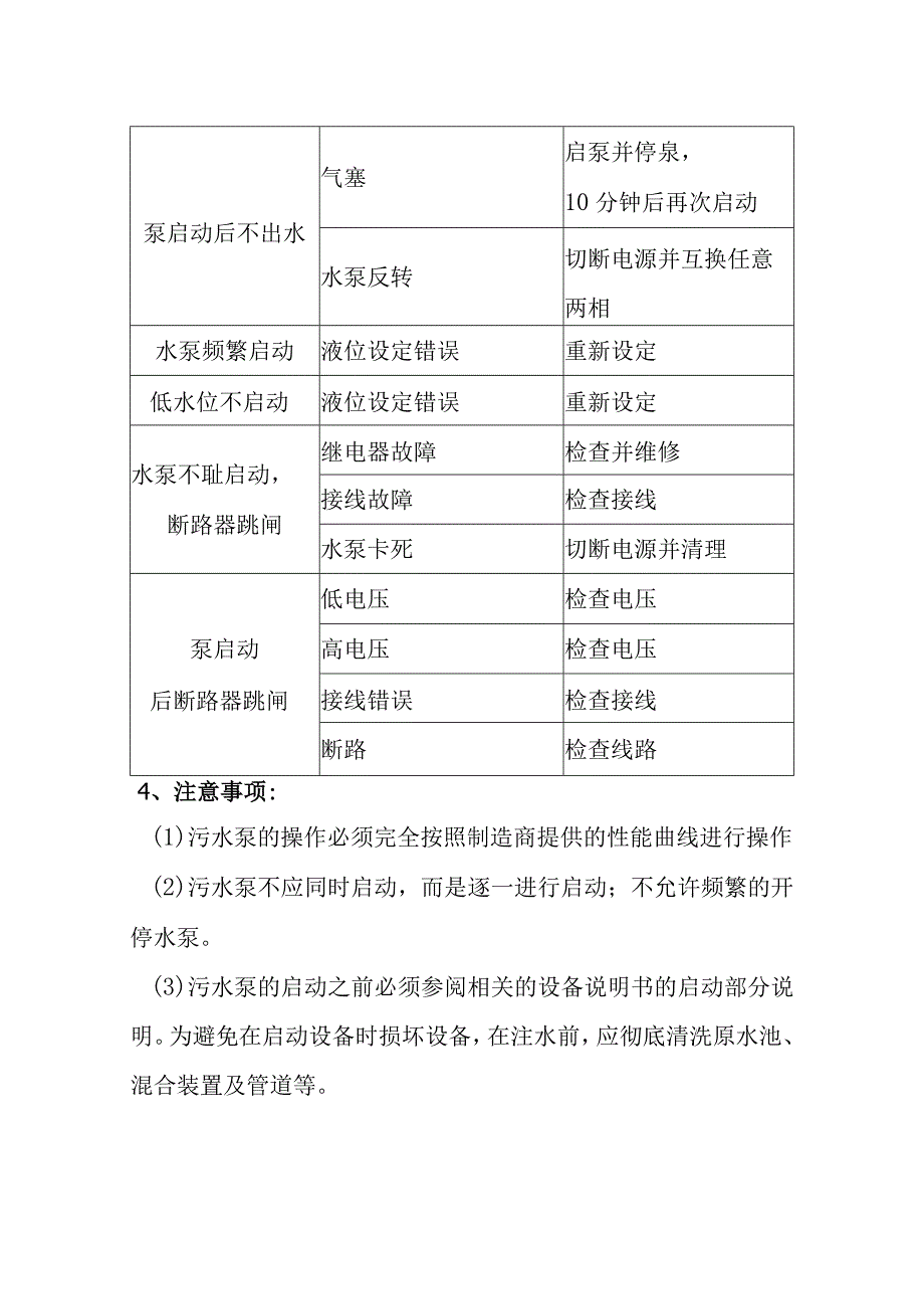 医院污水处理站污水泵运营维护计划方案.docx_第3页