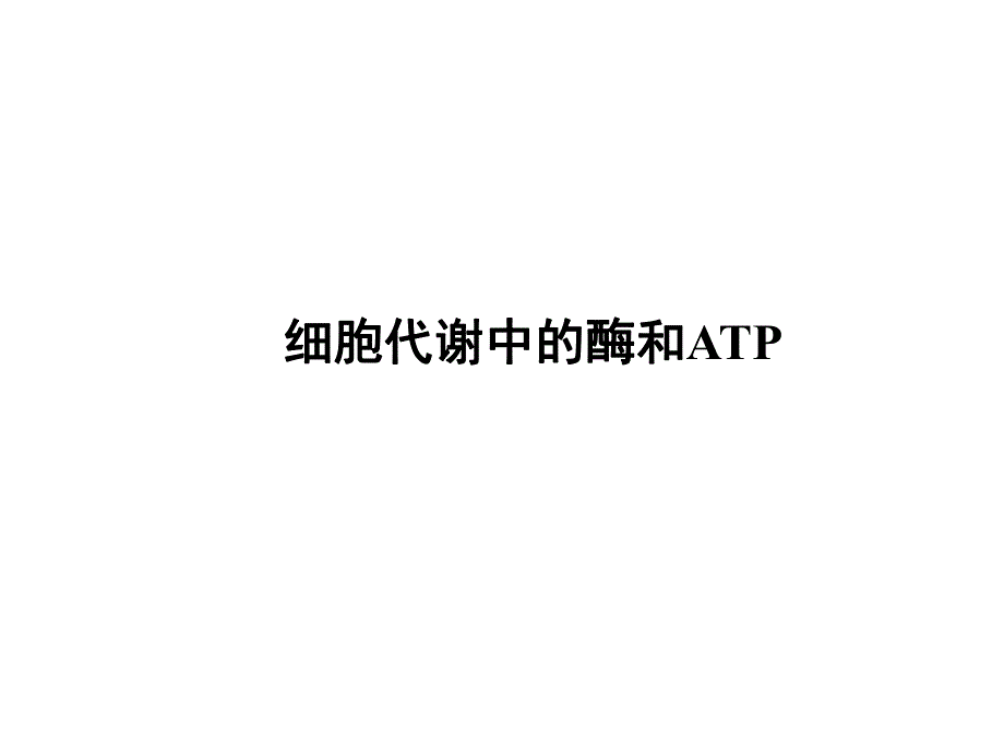 酶和ATP复习.ppt_第1页