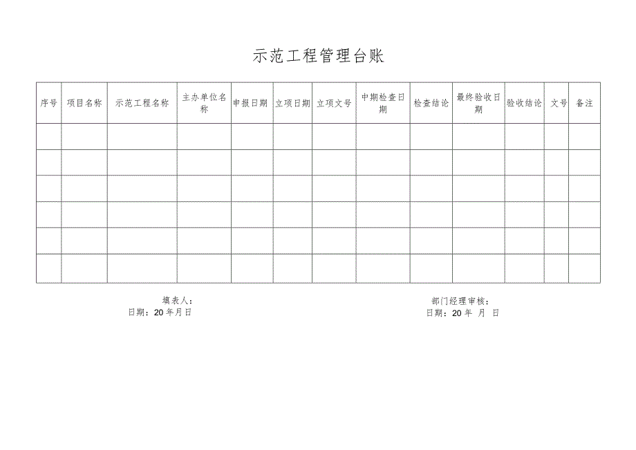 示范工程管理台账.docx_第1页