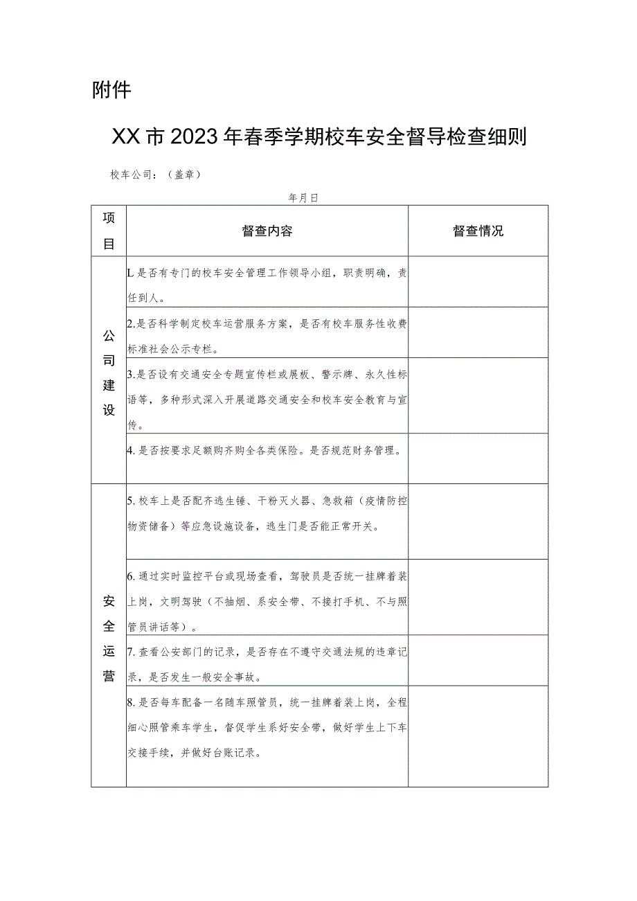 XX市2023年春季学期校车安全督导方案.docx_第3页