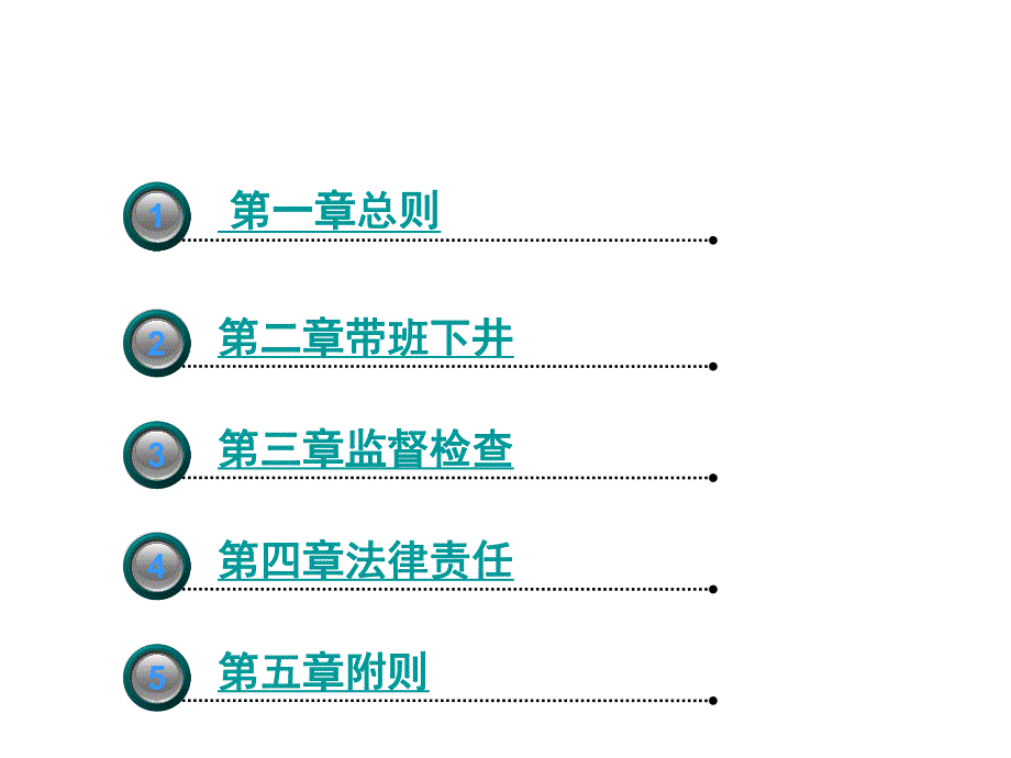 金属非金属地下矿山企业领导带班下井及监督检查暂行规定.ppt_第1页