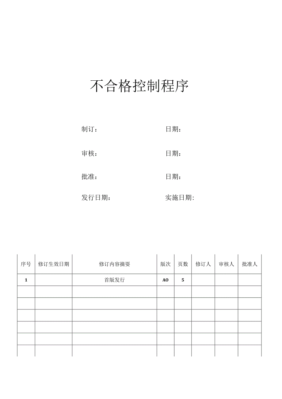 不合格控制程序.docx_第1页