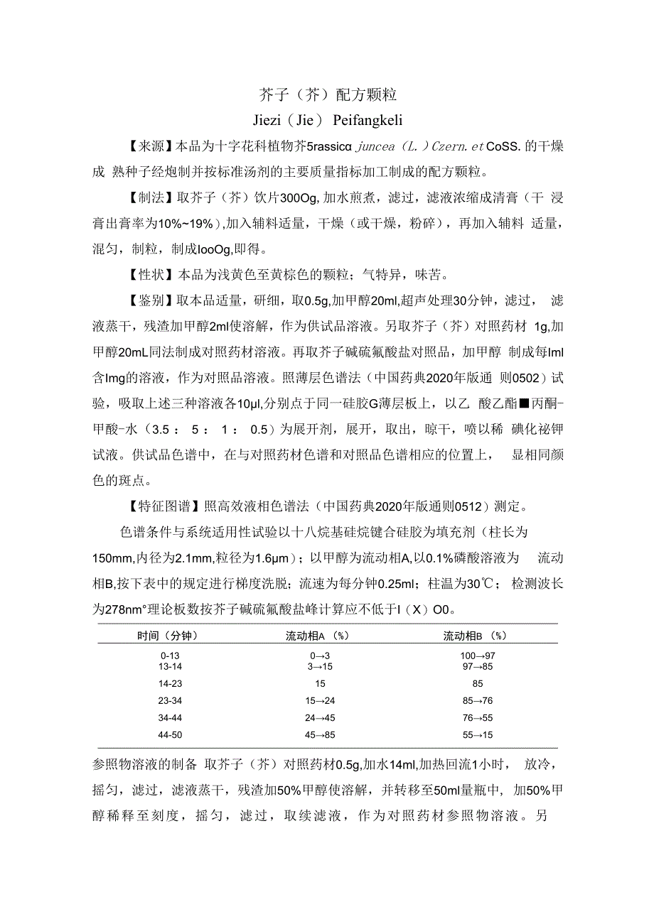 黑龙江省中药配方颗粒标准（第六批）.docx_第1页