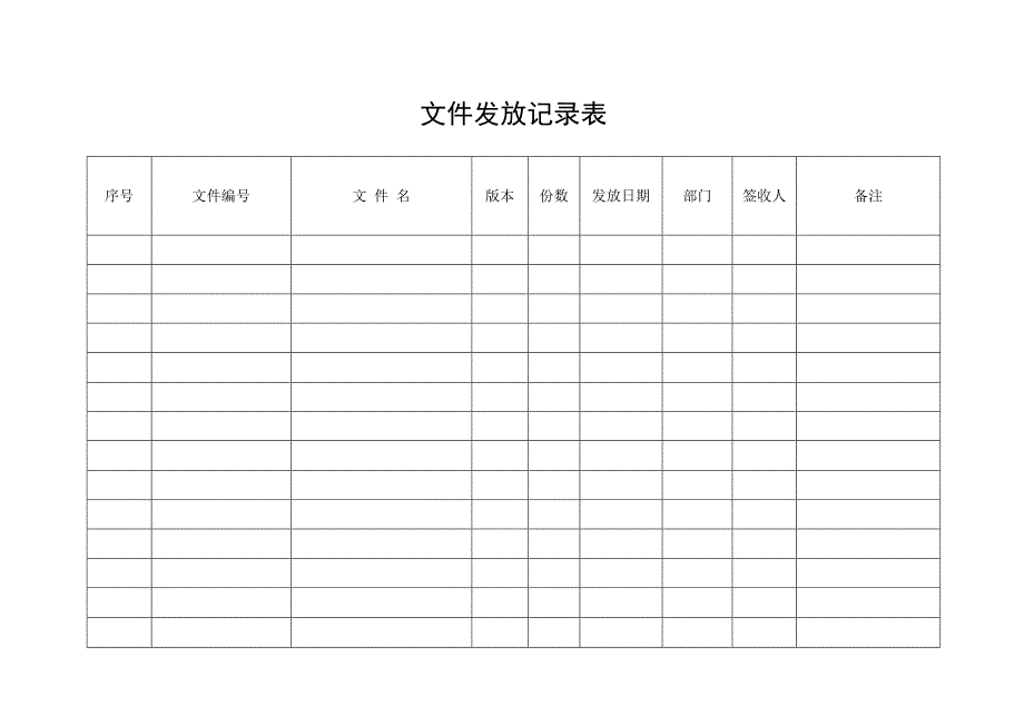 文件发放记录表.docx_第1页