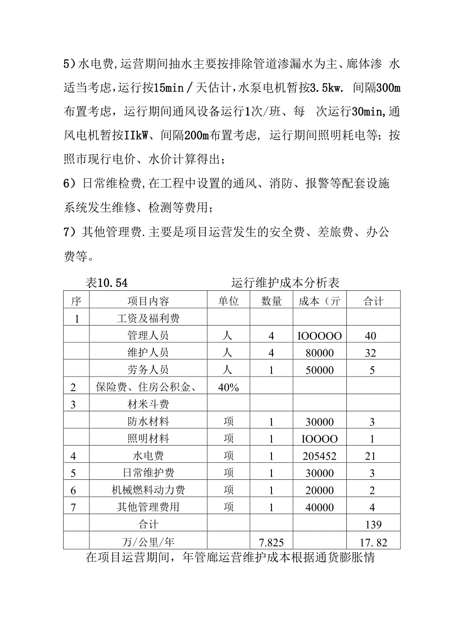 运城市地下综合管廊PPP项目行成本分析.docx_第2页