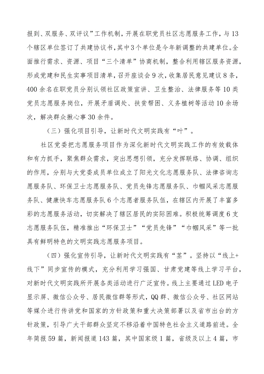 社区新时代文明实践所自查报告.docx_第2页