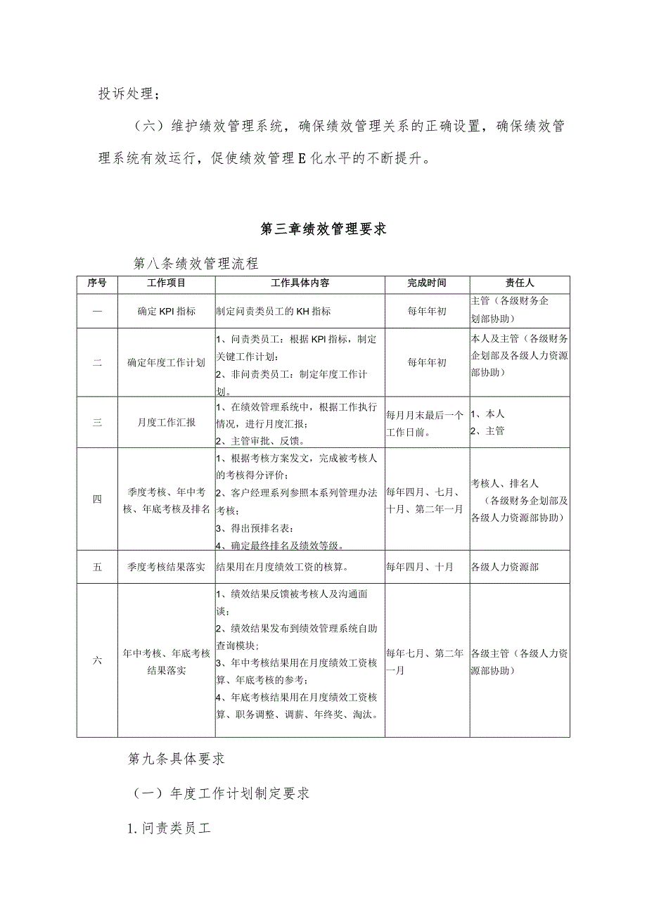 某某银行绩效管理制度.docx_第3页