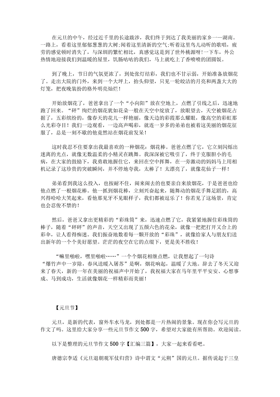 《元旦节》作文600字.docx_第3页