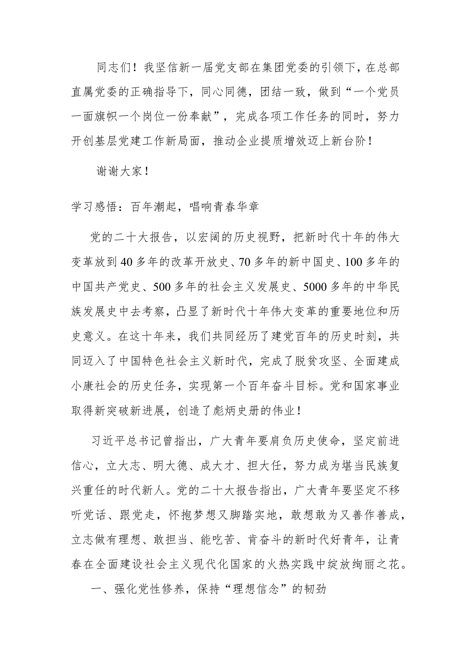 党支部换届新当选支部书记发言稿.docx_第3页