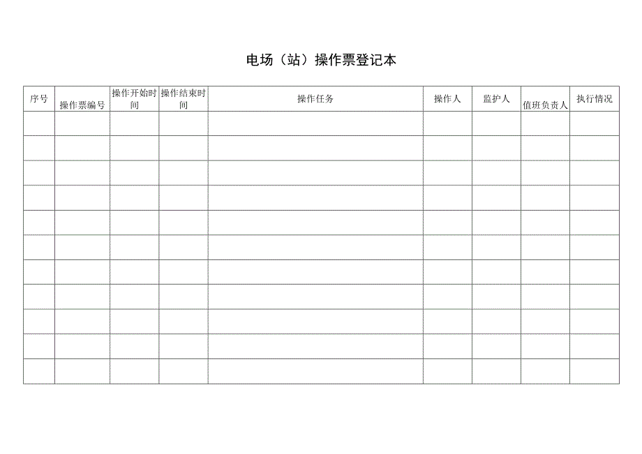 电场变电站操作票登记簿.docx_第2页