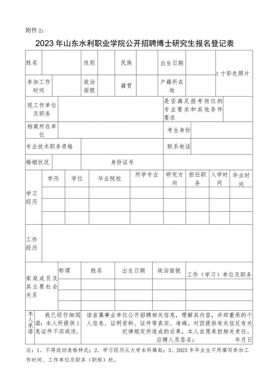 省直事业单位现有在职人员聘用登记表.docx_第1页