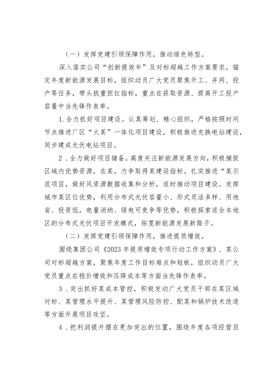 某某集团公司2023年党建引领提质年专项行动实施方案.docx_第3页