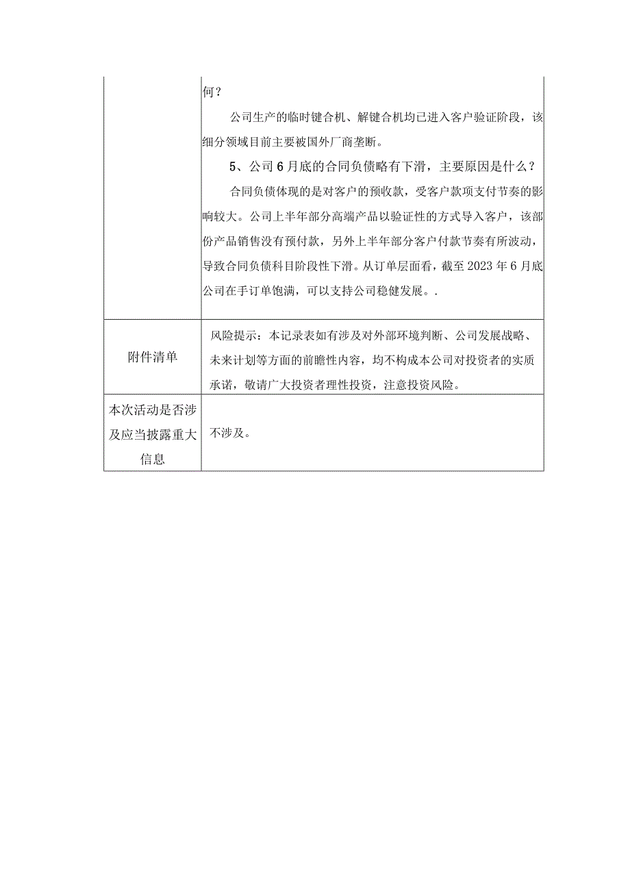 证券代码688037证券简称芯源微沈阳芯源微电子设备股份有限公司投资者关系活动记录表.docx_第3页