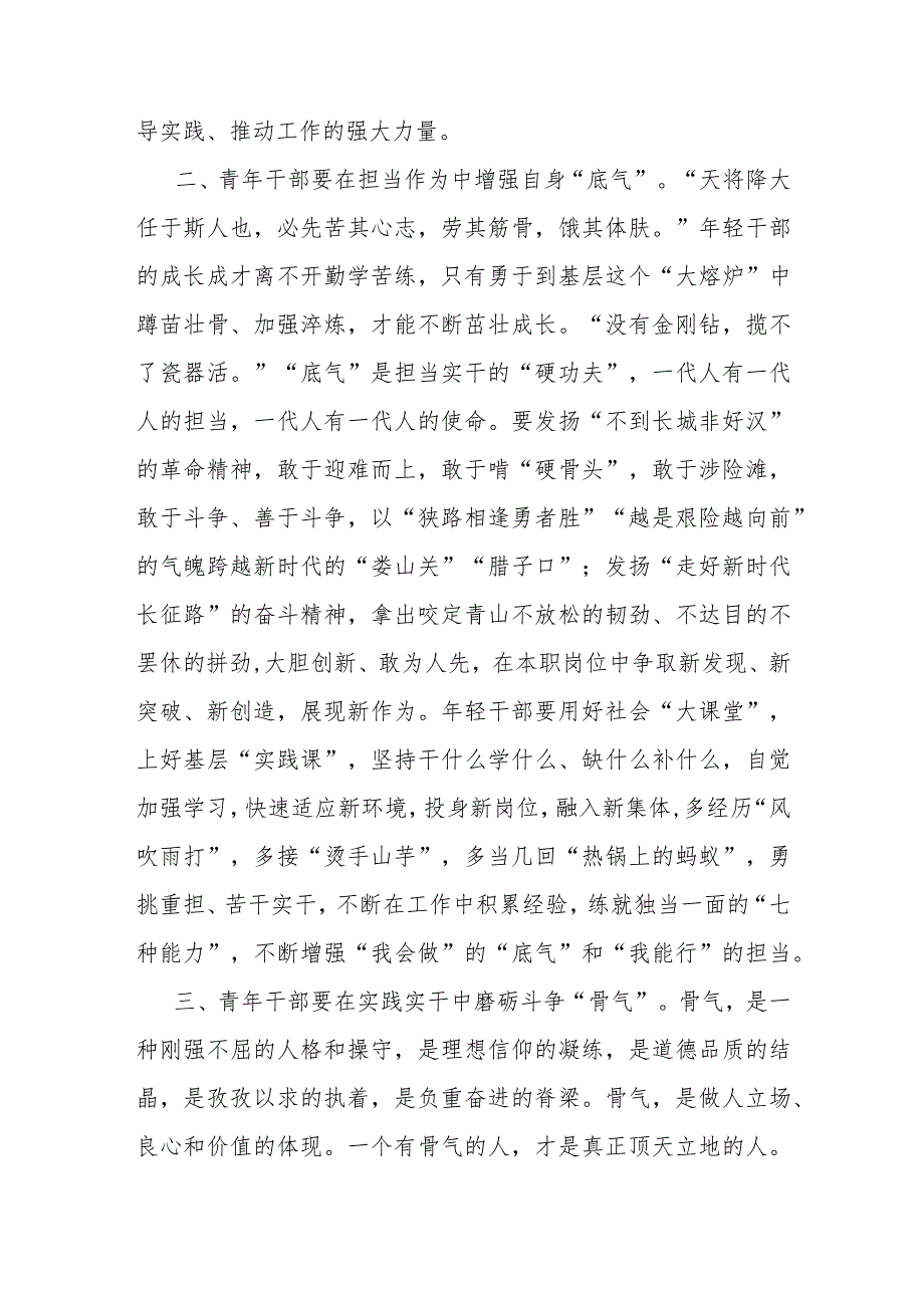 青年干部座谈交流发言：坚定理想信念争做新时代“三气”青年.docx_第2页