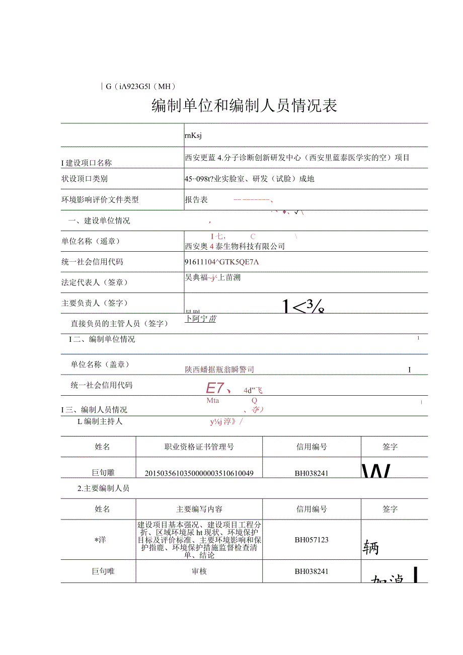 西安奥蓝泰分子诊断创新研发中心西安奥蓝泰医学实验室项目环境影响报告表.docx_第2页