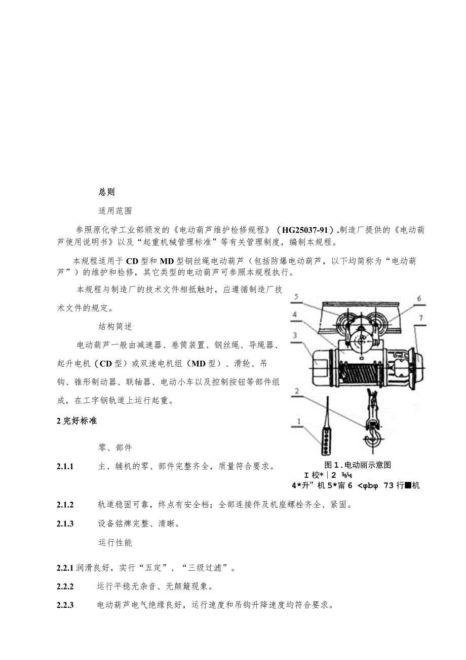 电动葫芦维护检修规程.docx_第3页