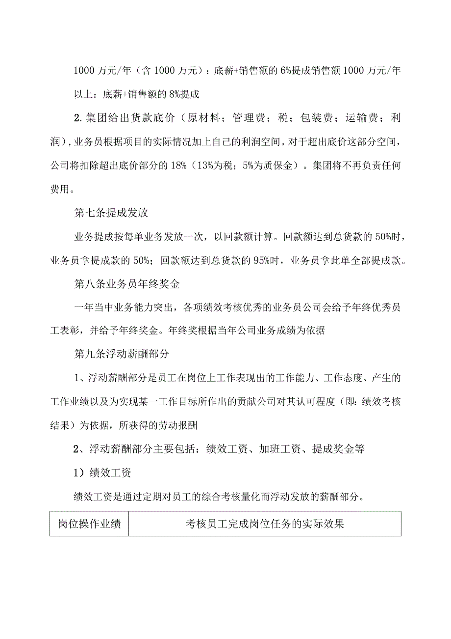 XX电子有限责任公司业务员提成制度方案（2023年）.docx_第2页