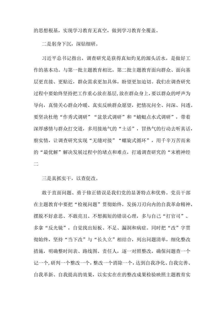 第二批主题教育发言稿讲话材料《合集》.docx_第2页