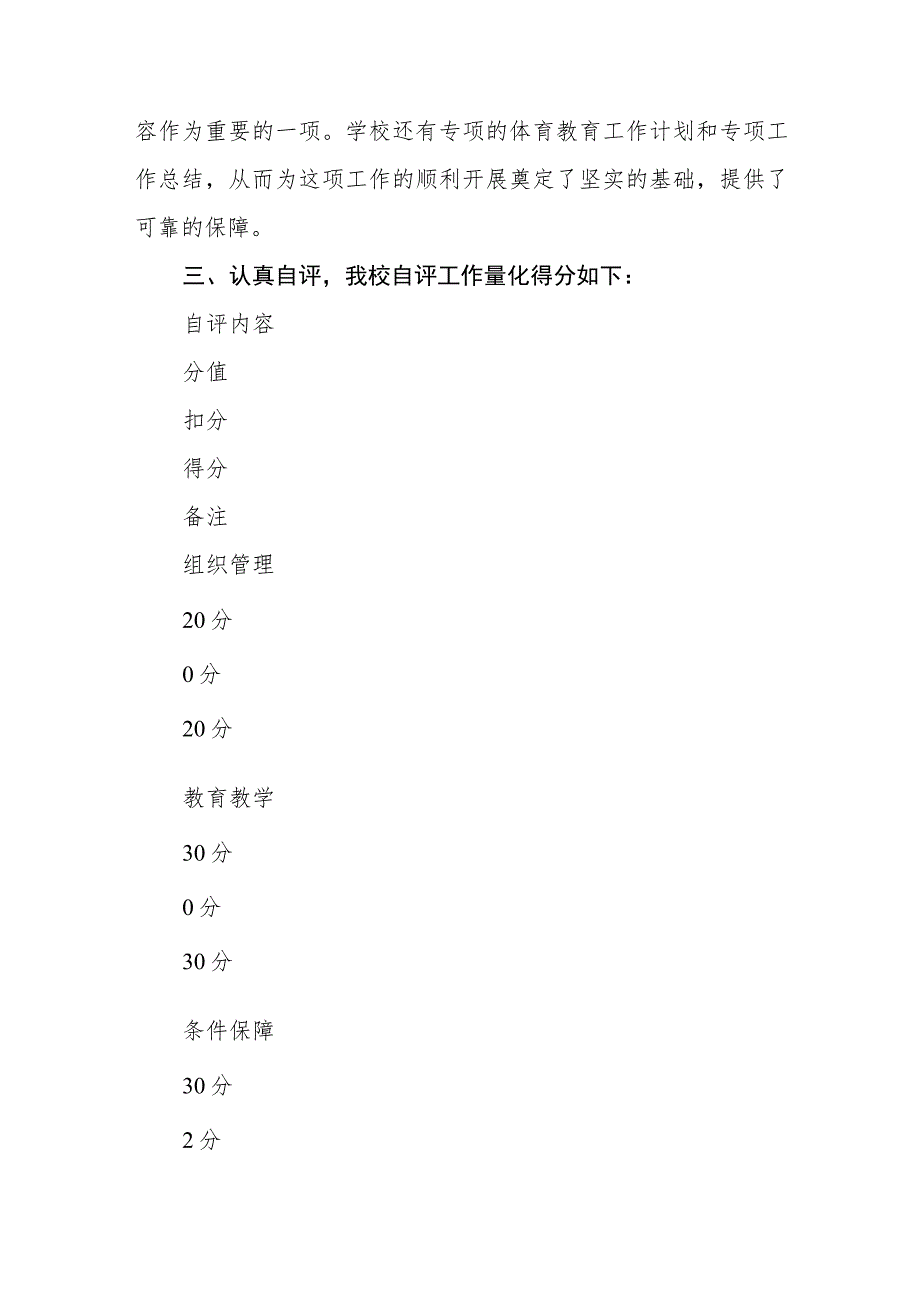 实验小学2023学年学校体育工作自评报告.docx_第2页