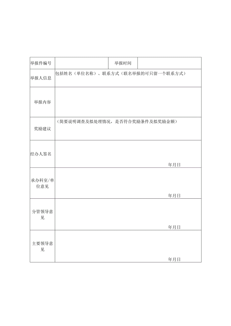 泉州市生态环境违法行为有奖举报审查表.docx_第1页