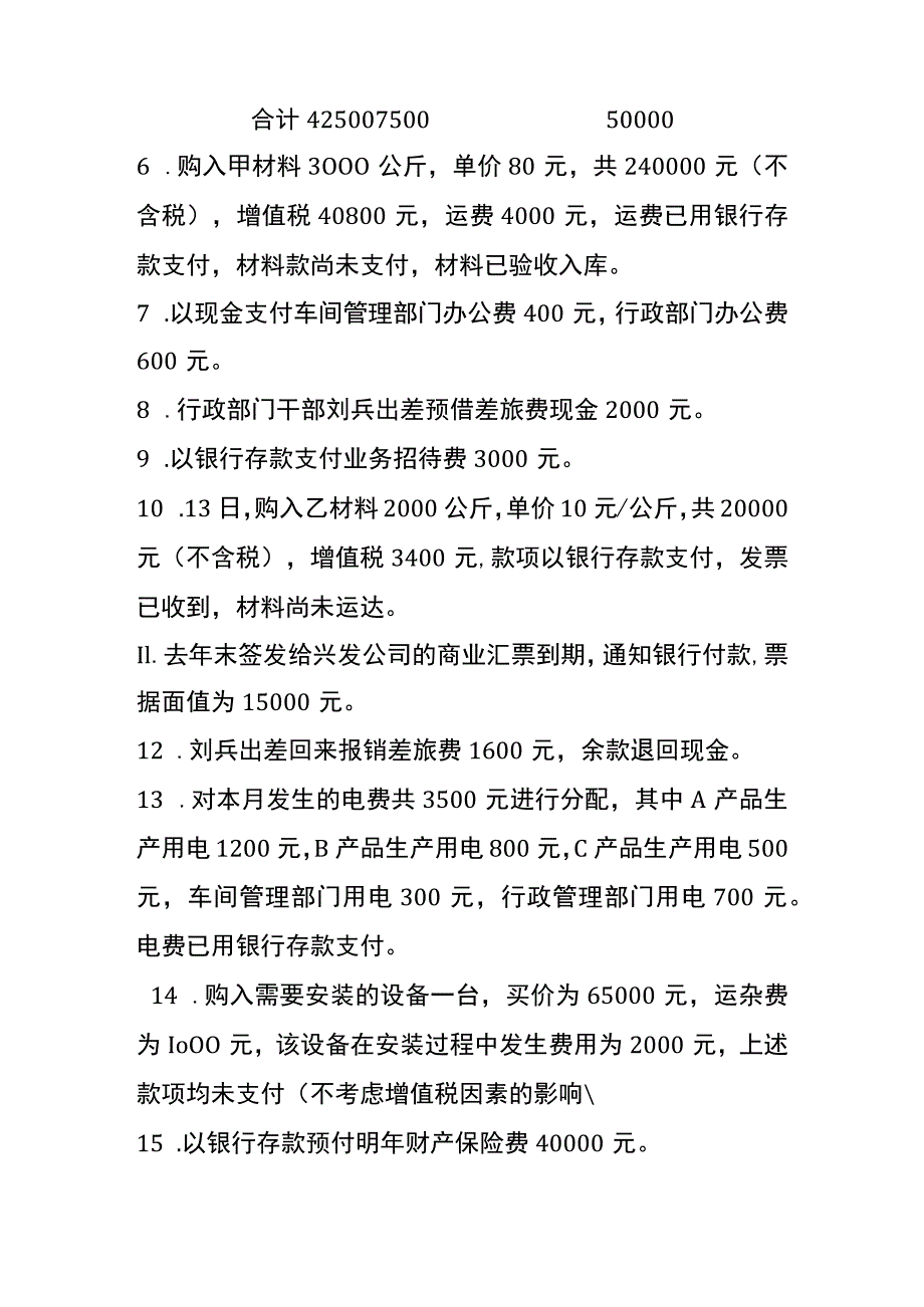 制造企业开业初期到投入生产的会计核算账务处理.docx_第2页