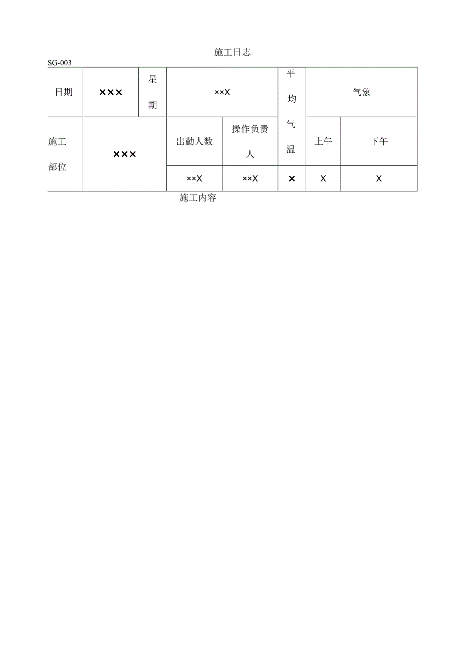 施工日志 范本.docx_第1页