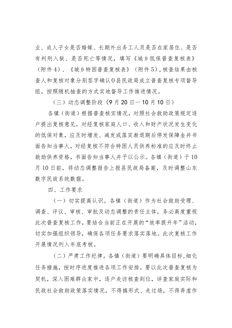 高民发〔2023〕32号高青县民政局2023年城乡低保、特困普查复核工作实施方案.docx_第3页