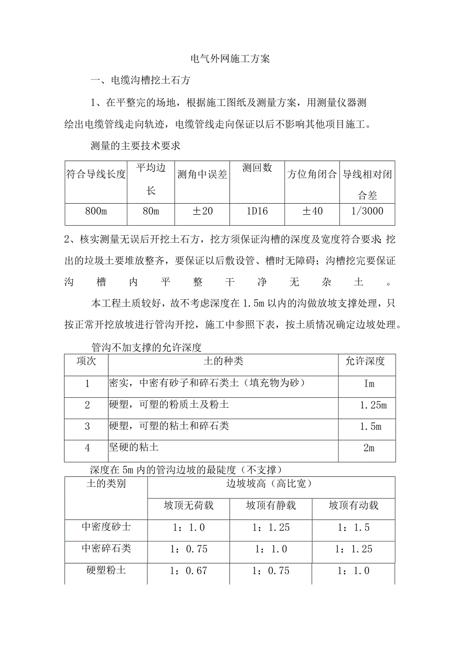 电气外网施工方案.docx_第1页