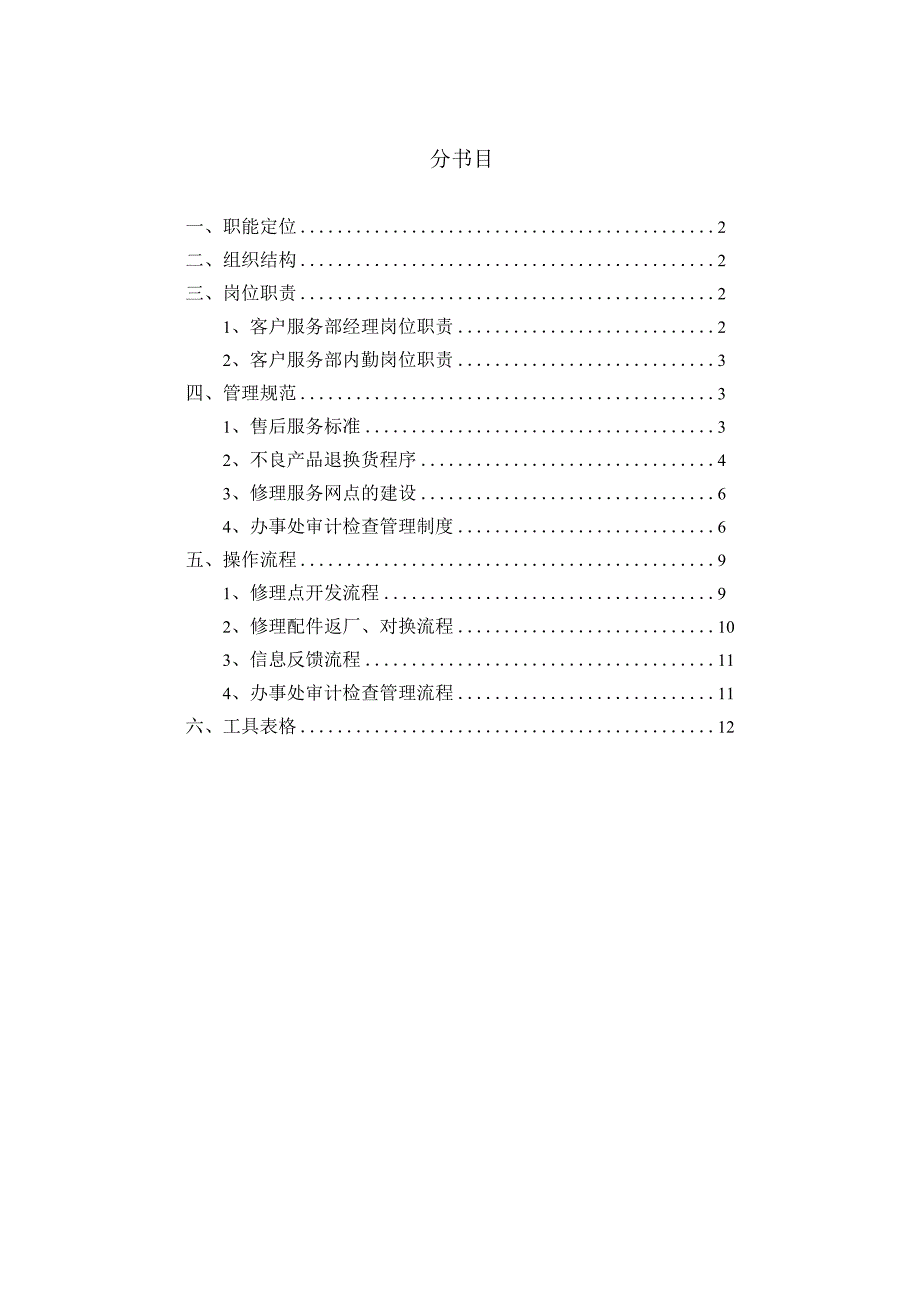 欧普公司客户服务部管理手册.docx_第2页