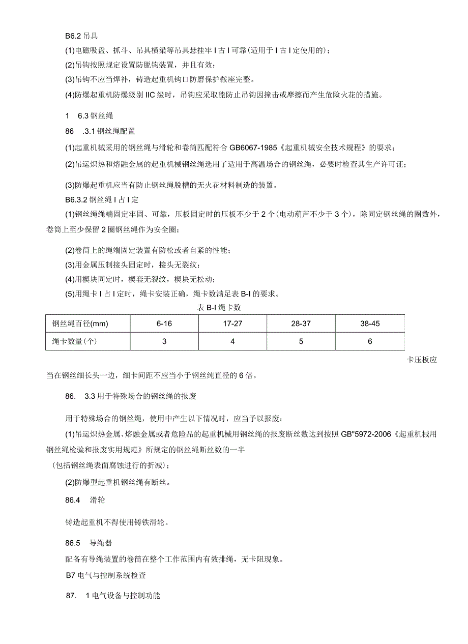 起重机械定期检验项目及其内容要求和方法.docx_第2页