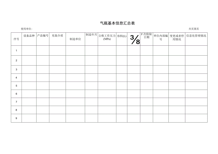 气瓶基本信息汇总表.docx_第1页