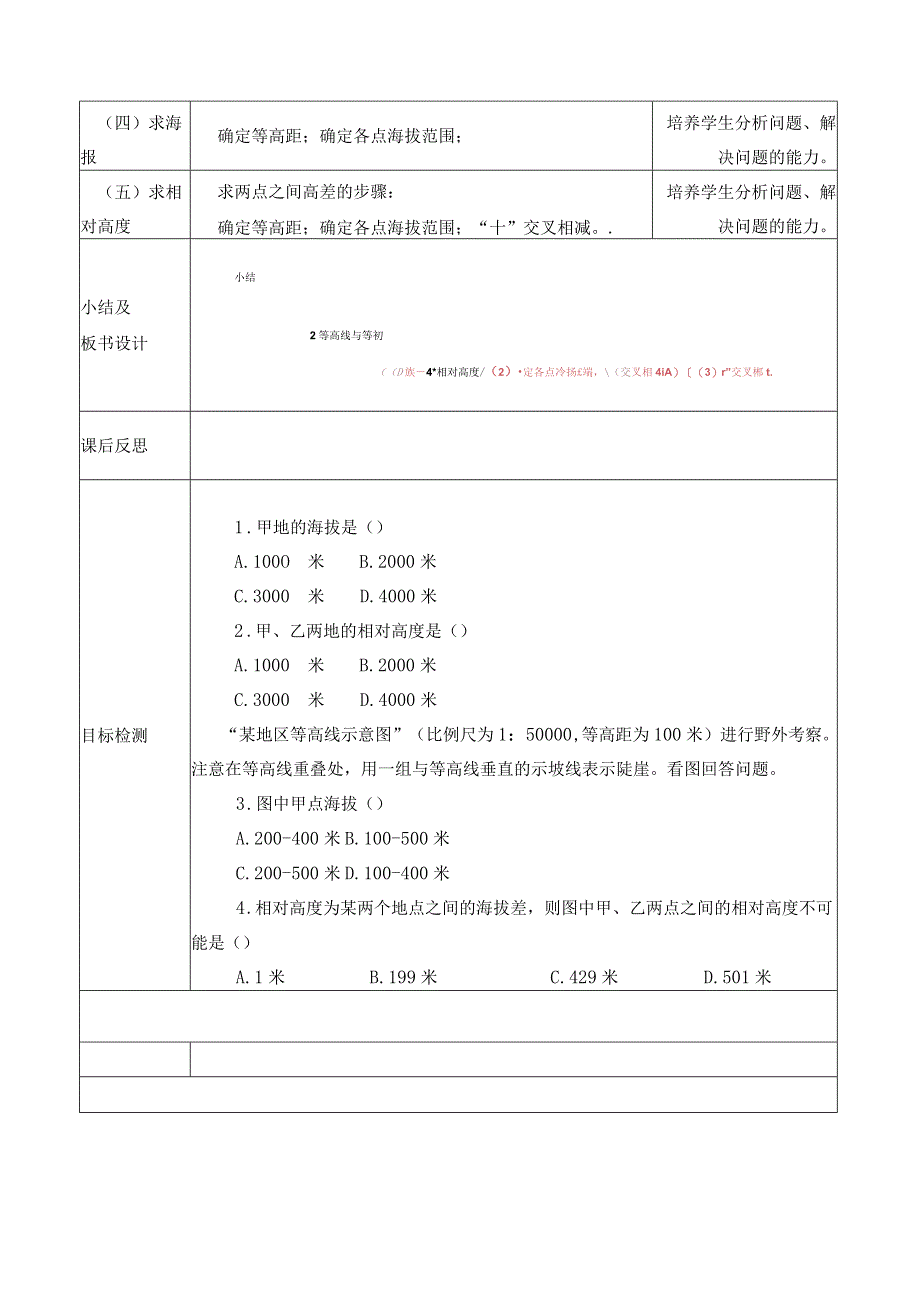 第三节等高线与地形图的判读井研县东林镇初级中学校刘毅.docx_第2页