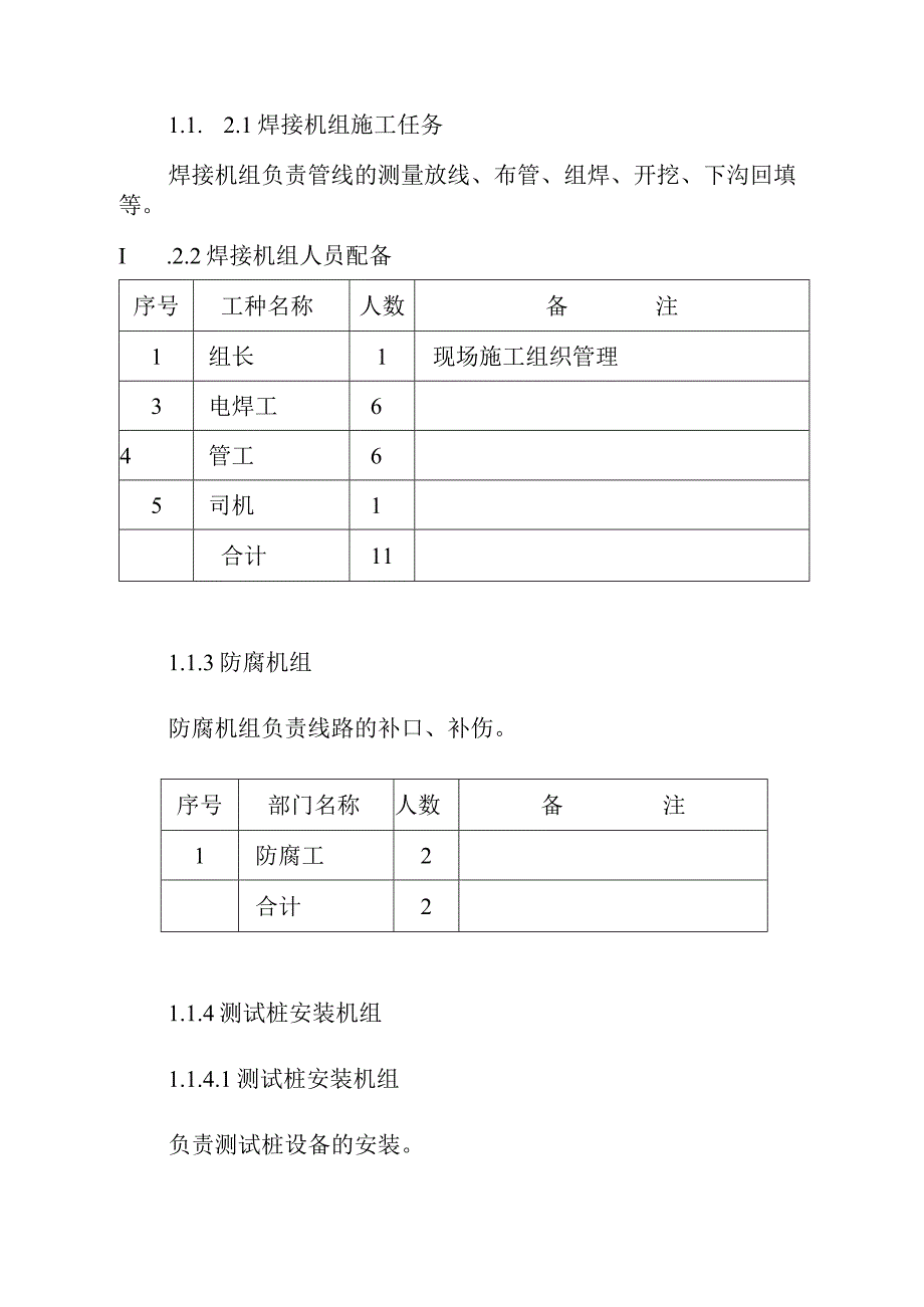 天然气利用项目中压钢管管网工程各项资源需要量计划方案.docx_第2页