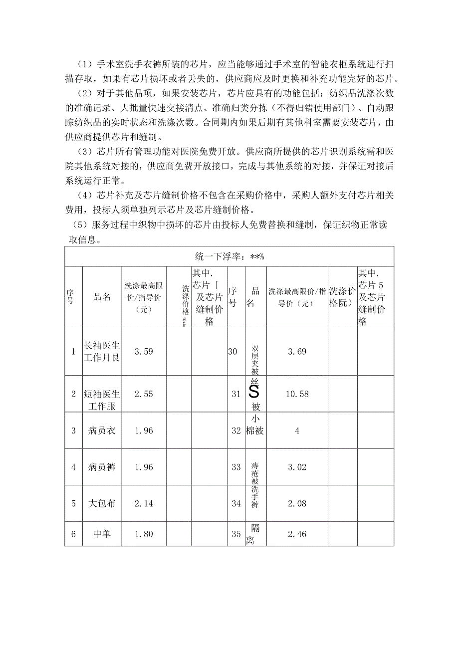 溧水院区被服洗涤参数技术要求.docx_第2页