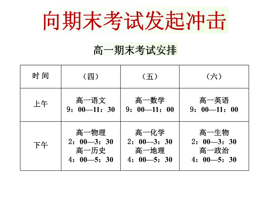 期末考试考前班会课.ppt_第2页