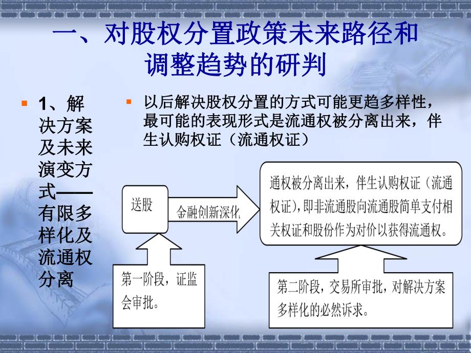 股权分置改革路径预判.ppt_第2页