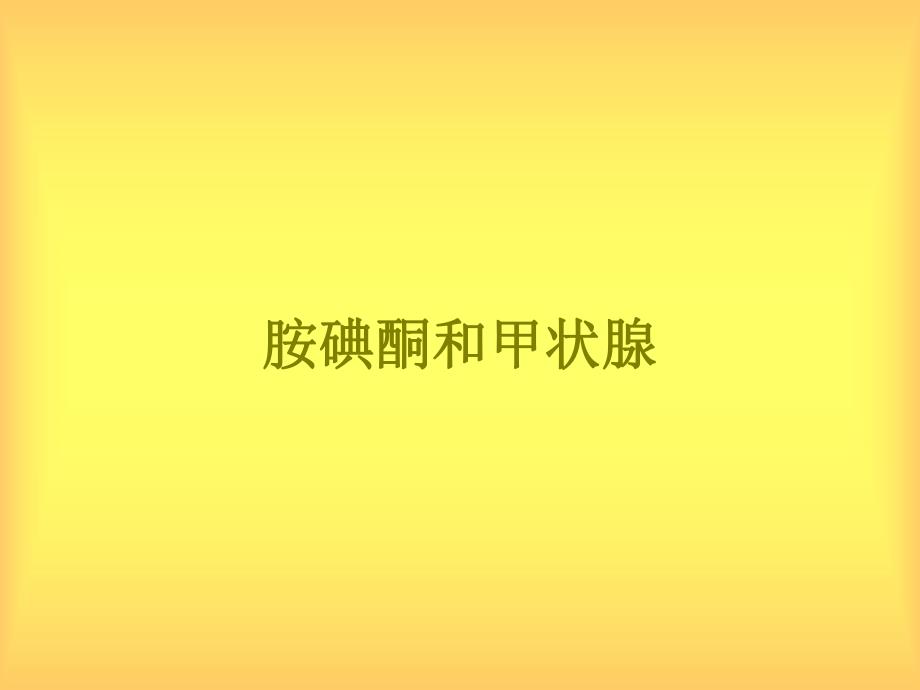 胺碘酮与甲状腺.ppt_第1页