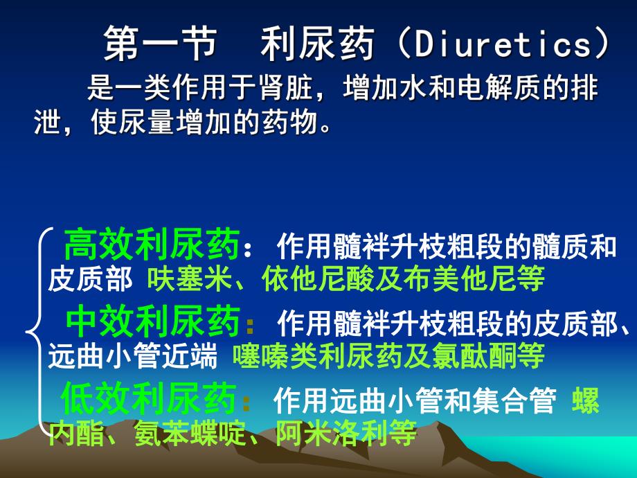 药理学课件第二十章利尿药和脱水药.ppt_第2页