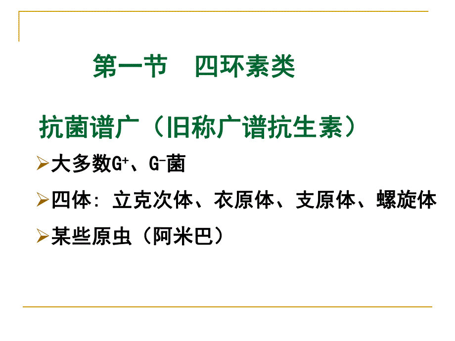 药理学课件第三十一章四环素氯霉素其它.ppt_第2页