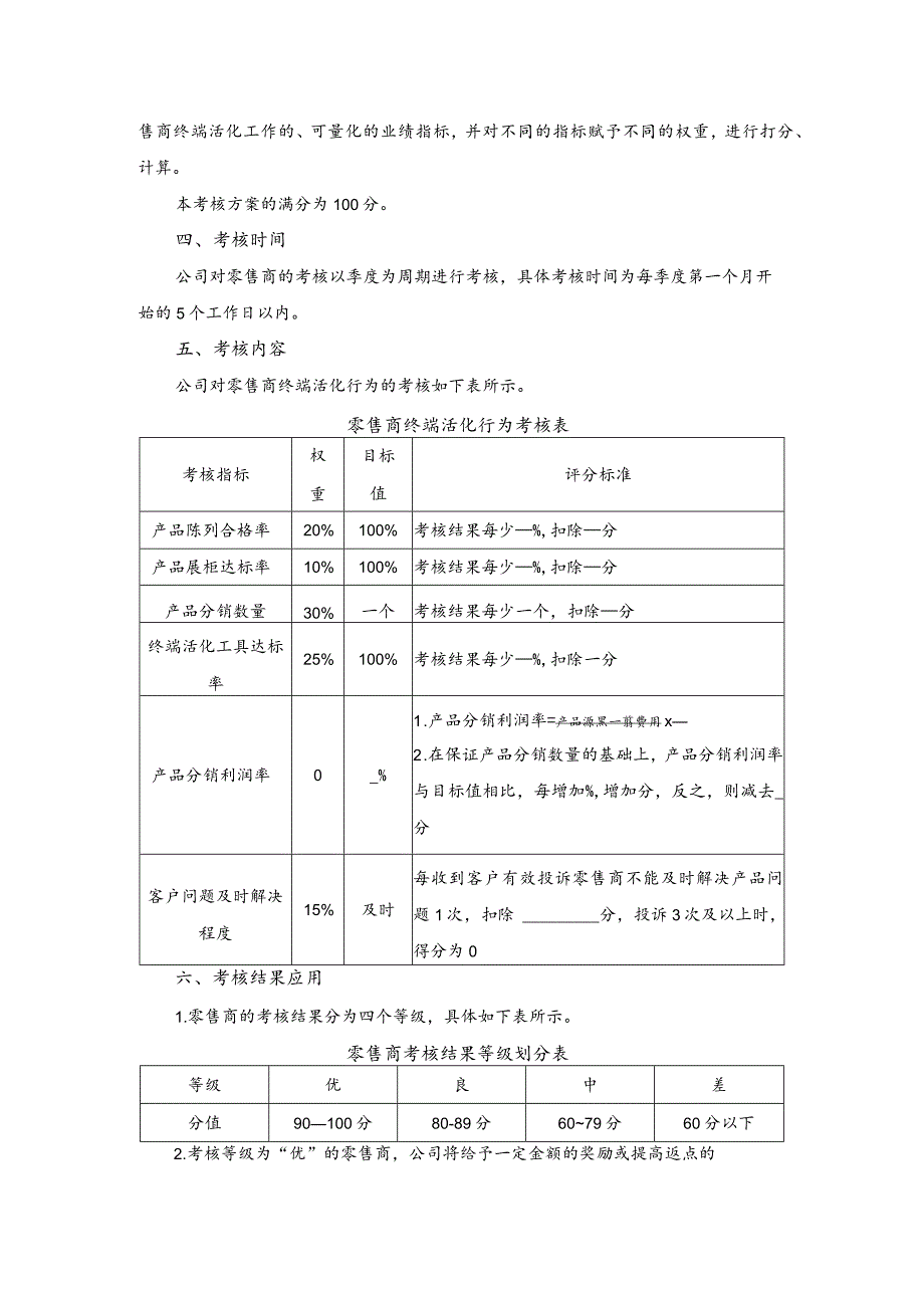 企业零售商管理量化考核与方案设计.docx_第3页