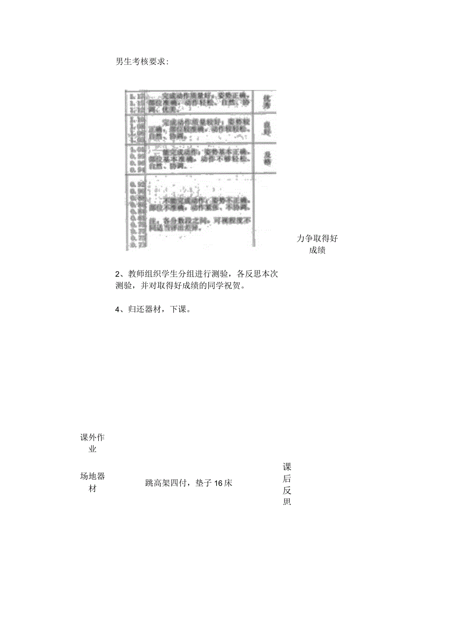 七年级《体育与健康》熟练掌握跨跃式跳高动作实践课教案.docx_第2页